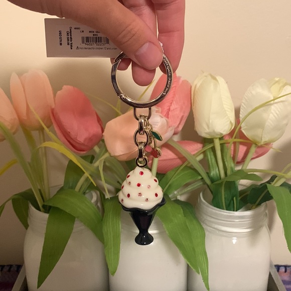 kate spade Accessories Nwt Kate Spade Ice Cream Cone Key Fob Poshmark